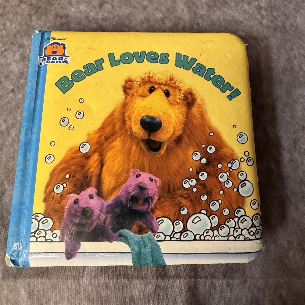1999 Bear In The Big Blue House Pip & Pop 11" Plush Otters Mattel & Book - Picture 9 of 15